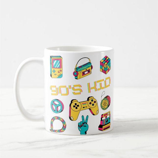 Erinnerungen von 90er KID Kaffeetasse (Links)