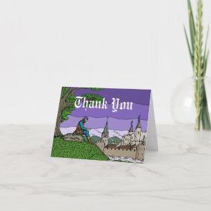 Erinnerungen von Camelot Dankeschön Karte
