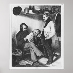 Erinnerungen von Sainte-Pelagieillustration Poster