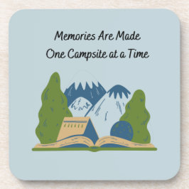 Erinnerungen werden jeweils zu einem Campingplatz Getränkeuntersetzer