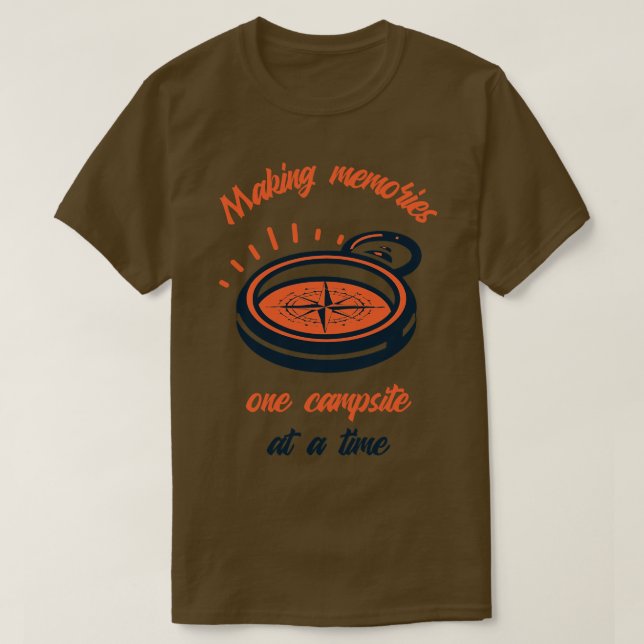 Erinnerungen zu einem Campingplatz nach dem andere T-Shirt (Design vorne)
