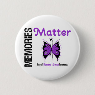 Erinnerungens-Angelegenheits-Alzheimer Krankheit Button