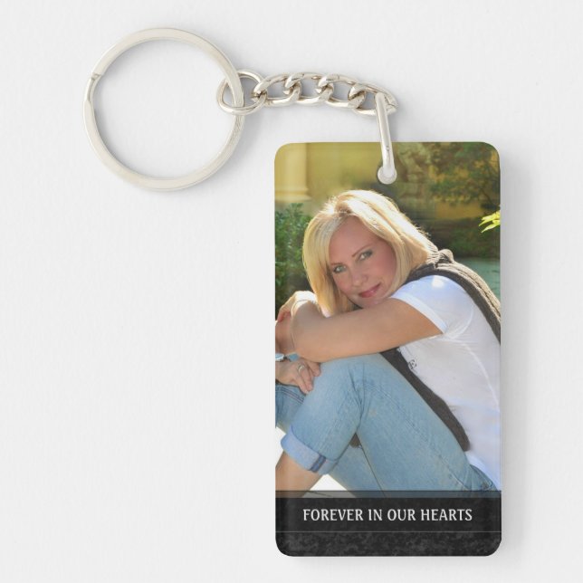 Erinnerungs - Baum-Szenen-Rückseite - maßlos Schlüsselanhänger (Vorderseite)