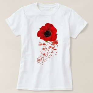 Erinnerungs-Mohnblumen-T - Shirt