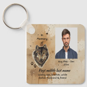 Erinnerungsandenken Wolf Wölfe Tier Schlüsselanhänger