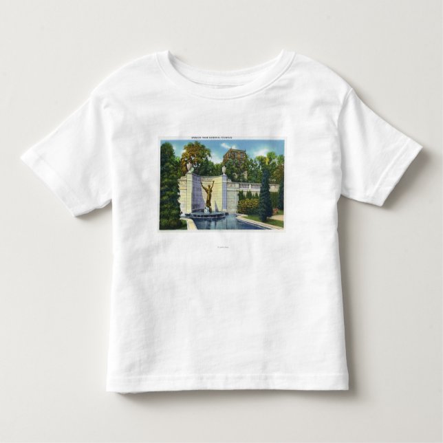Erinnerungsbrunnen-Ansicht Spencers Trask Kleinkind T-shirt (Vorderseite)