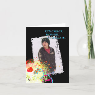 Erinnerungsfeier dia de Los Muertos: Hifi Dankeskarte