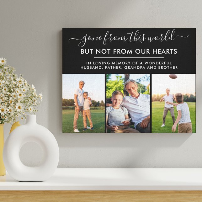 Erinnerungsfoto Collage Gone aus dieser Welt Leinwanddruck (Von Creator hochgeladen)