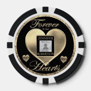 Erinnerungsfoto im Gedenken Pokerchips