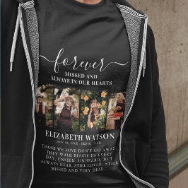 ErinnerungsfotoCollage | Für immer in unserem Herz T-Shirt