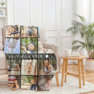 Erinnerungsgeschenk Beste Mama Aller Zeiten Foto-C Fleecedecke