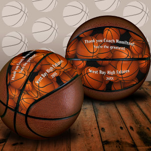 Erinnerungsgeschenk des Teams Dankeschön Coach Basketball