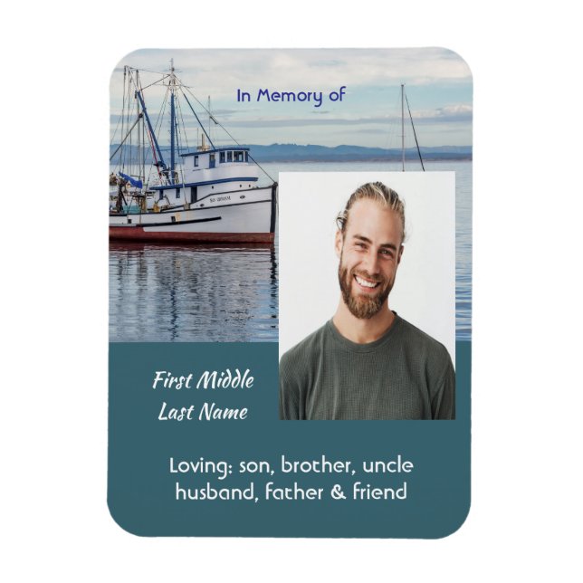 Erinnerungsgeschenk für gewerbliche Fischer Magnet (Vertikal)