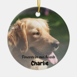 Erinnerungsgeschenk für verstorbene Haustiere Hund Keramik Ornament
