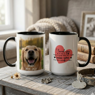 Erinnerungsgeschenk für verstorbene Haustiere Mit  Tasse