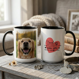 Erinnerungsgeschenk für verstorbene Haustiere Mit  Tasse