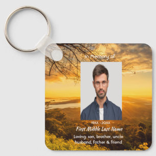 Erinnerungsgeschenk Golden Sunrise Schlüsselanhänger