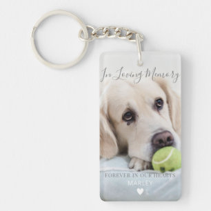 Erinnerungsgeschenk Hund Foto Schlüsselanhänger