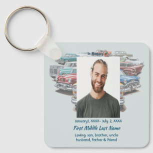 Erinnerungsgeschenk Klassisches Oldtimer-Auto Schlüsselanhänger