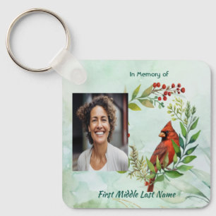 Erinnerungsgeschenk Roter Kardinalvogel Schlüsselanhänger