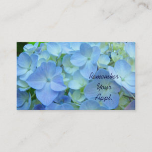 Erinnerungskarten Termin Karten Blau Floral Erinne