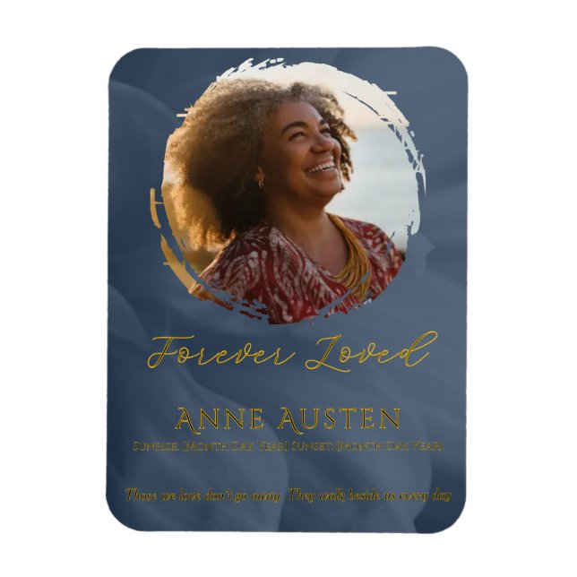 Erinnerungsmagnet – Personalisiertes Tribut-Andenk Magnet (Vertikal)