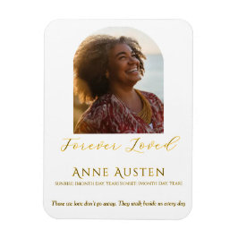 Erinnerungsmagnet – Personalisiertes Tribut-Andenk Magnet