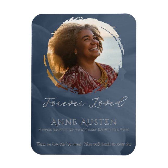 Erinnerungsmagnet – Personalisiertes Tribut-Andenk Magnet (Vertikal)