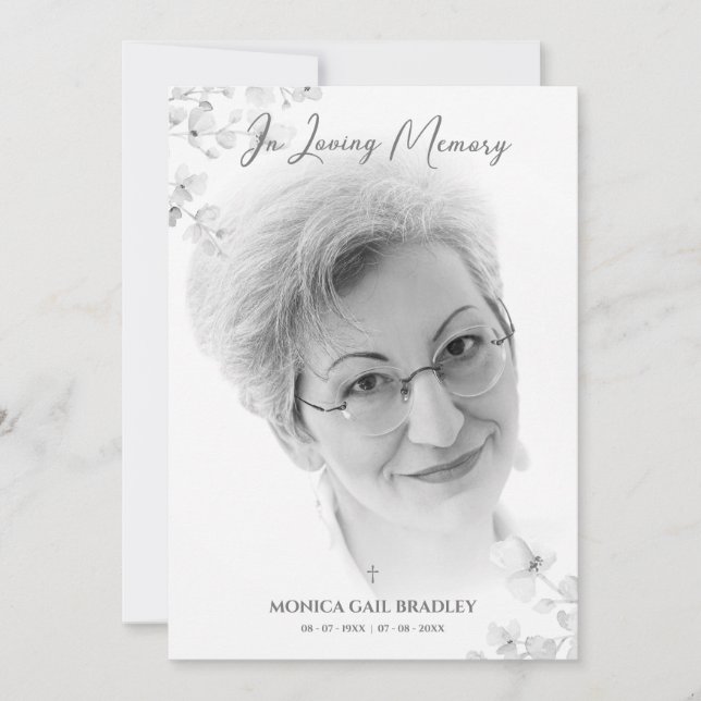 Erinnerungsservice für Schwarz-Weiß-Fotos Sehr gee Mitteilungskarte (Vorderseite)