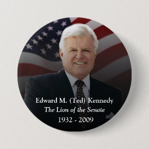 Erinnerungsstücke Edward (Ted) Kennedy Button
