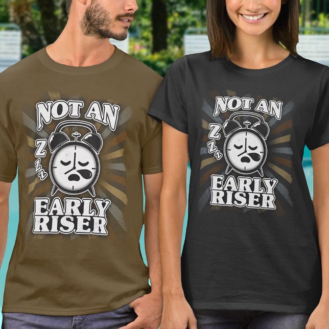 Erinnerungsuhr Retro Grunge Funny Quote Typografie T-Shirt (Von Creator hochgeladen)