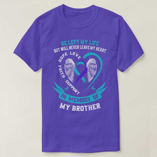Erinnerungsverlust an Brother Memorial Geschenke S T-Shirt (Design vorne)