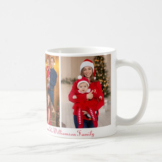 Erinnerungswürdige Weihnachts-Foto-Tasse Kaffeetasse (Rechts)