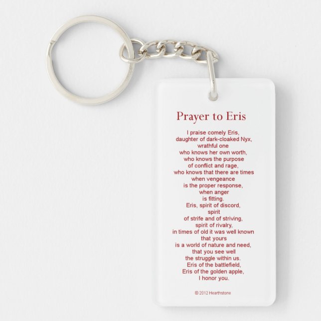 Eris (Discordia) Schlüsselanhänger (Vorderseite)