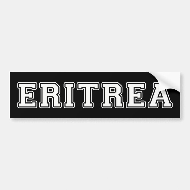 Eritrea Autoaufkleber (Vorne)