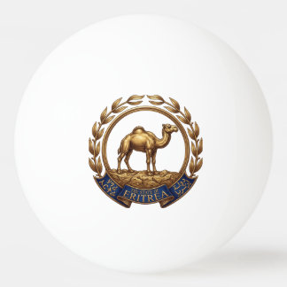 Eritrea country coat arms symbol emblem flag camel tischtennisball