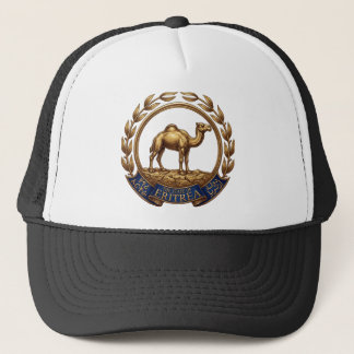 Eritrea country coat arms symbol emblem flag camel truckerkappe