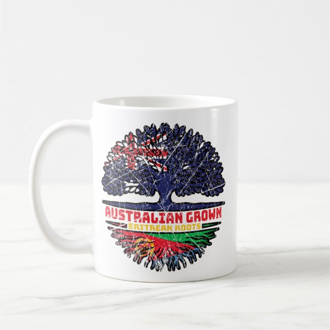 Eritrea Eritrean Australian Australia Tree Roots Kaffeetasse (Links)