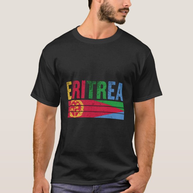 Eritrea Flag Eritrean S T-Shirt (Vorderseite)