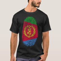 Eritrea Flag Fingerprint In meinem DNA-Geschenk fü