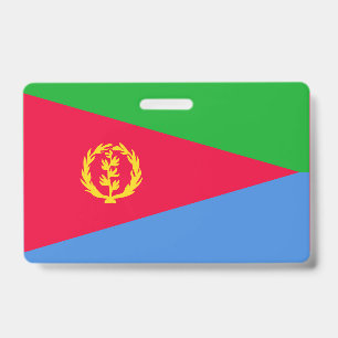 Eritrea-Flagge Ausweis