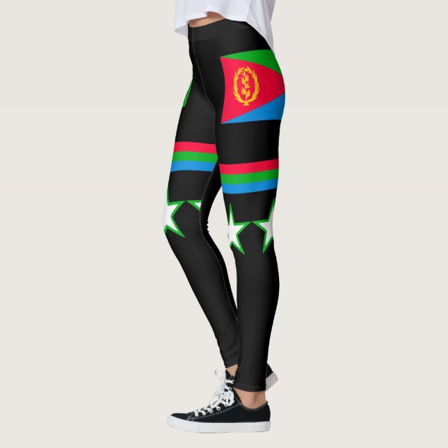 Eritrea-Flagge Leggings (Links)