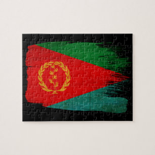 Eritrea-Flagge Puzzle