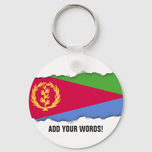 Eritrea-Flagge Schlüsselanhänger
