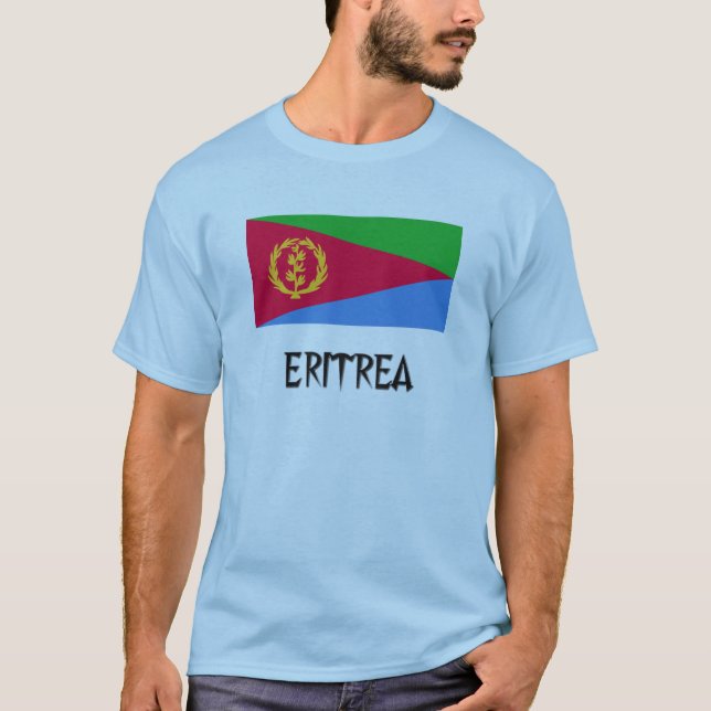 Eritrea-Flagge T-Shirt (Vorderseite)