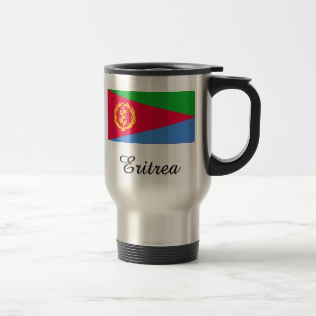 Eritrea-Flaggen-Entwurf Reisebecher (Rechts)