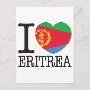 Eritrea Liebe v2 Postkarte