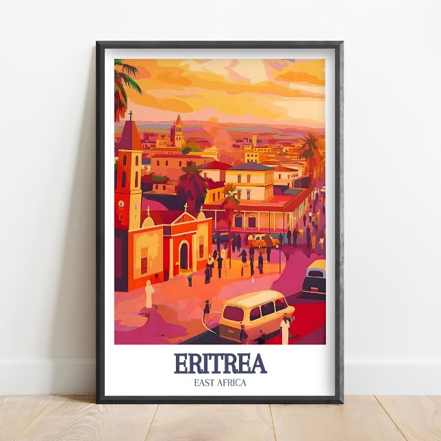 Eritrea Poster - Asmara Street Print - Asmara Wall (Von Creator hochgeladen)