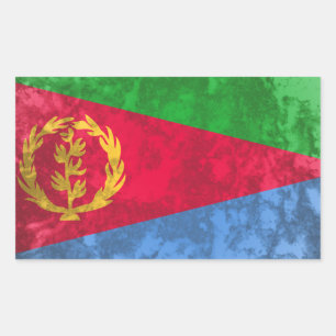 Eritrea Rechteckiger Aufkleber