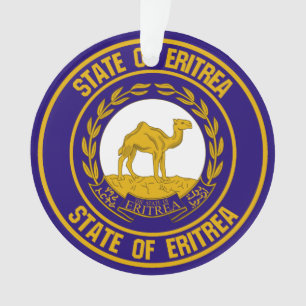 Eritrea-RundEmblem Ornament